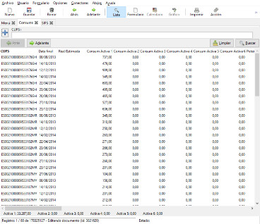 PowERP - Consums PowERP - Consums